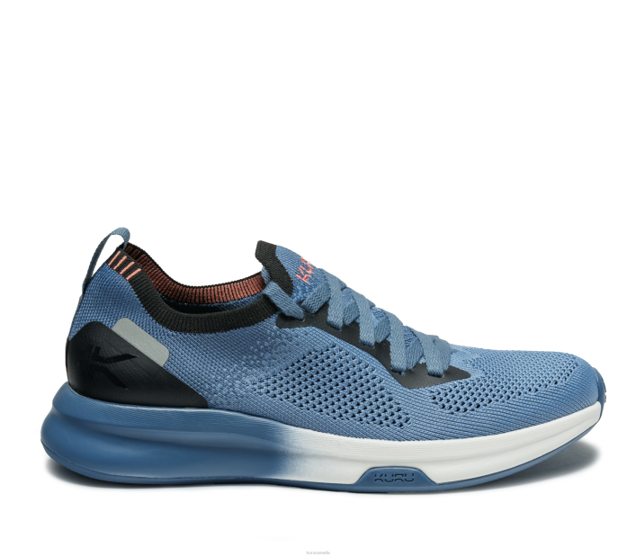 Kuru Shoes Mineral Blue/Black Women FLUX 84BZ1
