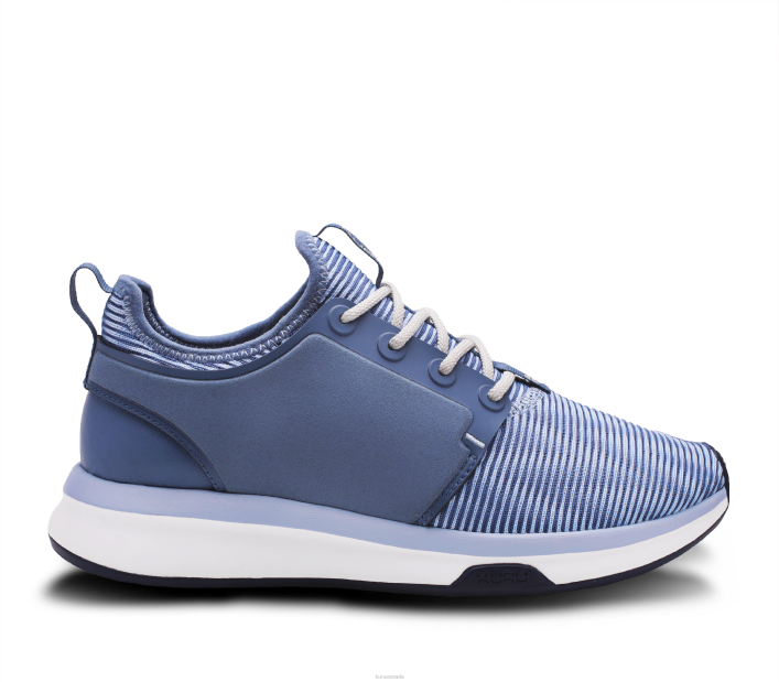Kuru Shoes Mineral Blue/Bone Gray Women ATOM WIDE 84BZ56