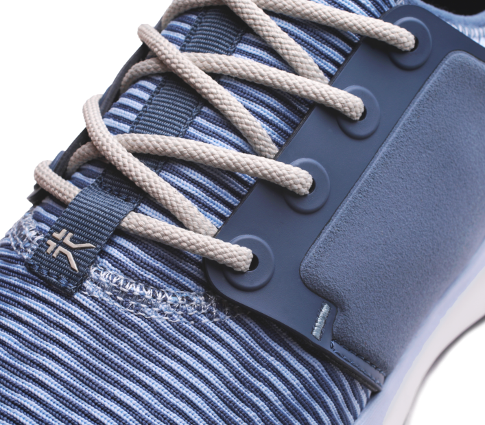 Kuru Shoes Mineral Blue/Bone Gray Women ATOM WIDE 84BZ56