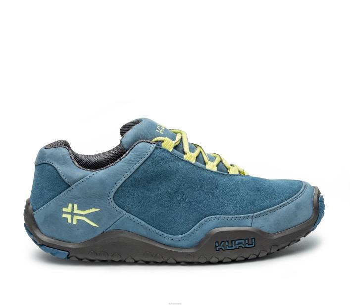 Kuru Shoes Mineral Blue/Pale Lime Women CHICANE 84BZ29