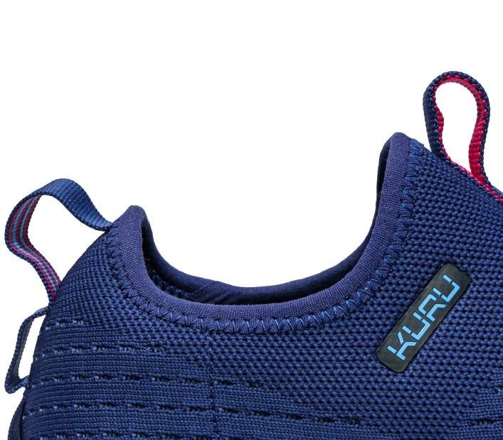 Kuru Shoes Navy/Sky Blue Women ATOM SLIP-ON 84BZ67