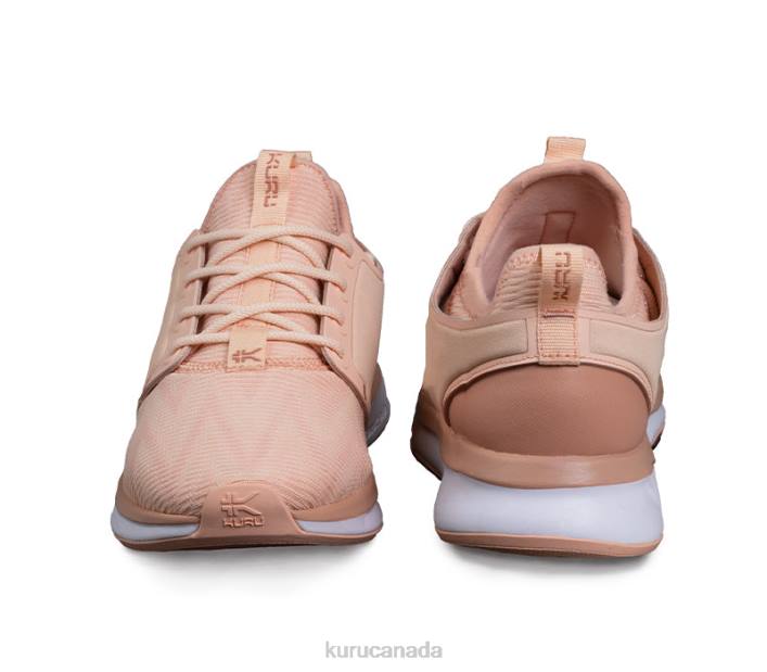 Kuru Shoes Pink Sand/White/Clay Pink Women ATOM 84BZ40