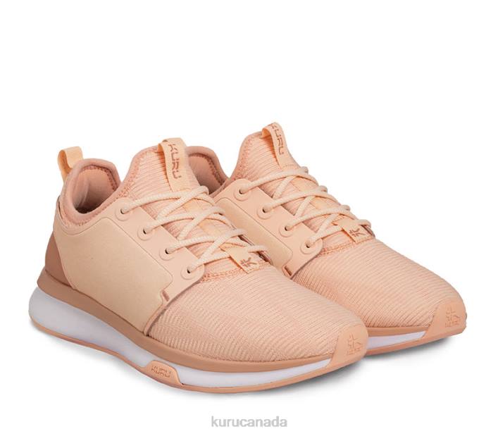 Kuru Shoes Pink Sand/White/Clay Pink Women ATOM WIDE 84BZ52
