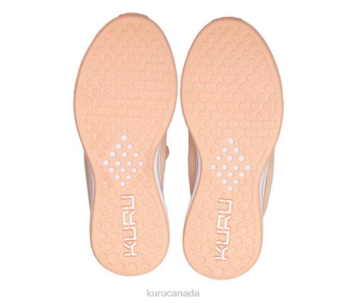Kuru Shoes Pink Sand/White/Clay Pink Women ATOM WIDE 84BZ52