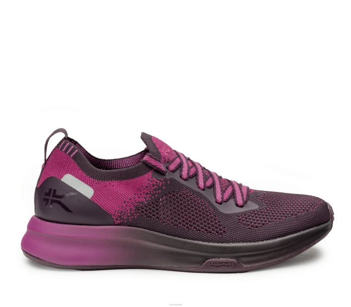 Kuru Shoes Plum Purple/Berry Pink Women FLUX 84BZ16