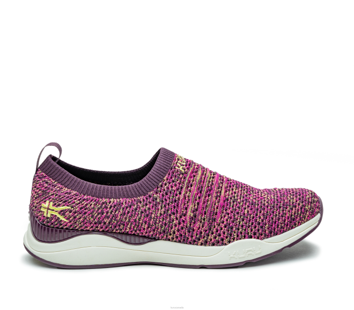 Kuru Shoes Plum Purple/Confetti Women STRIDE 84BZ80