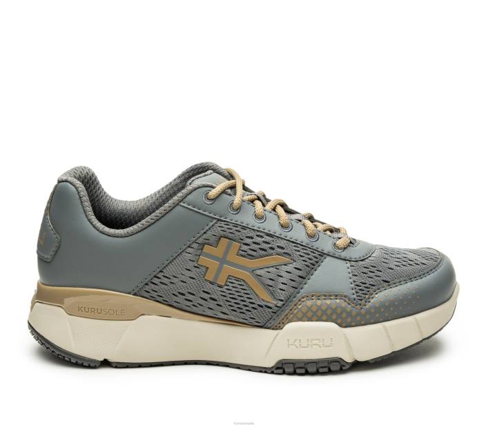 Kuru Shoes Slate Gray/Feather Gray Women QUANTUM WIDE 84BZ64