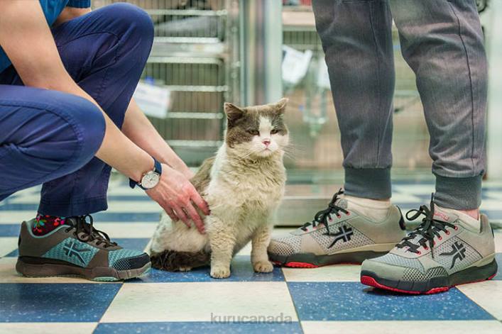 Kuru Shoes Urban Concrete/White/Topaz Blue Women QUANTUM 84BZ31