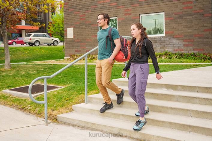 Kuru Shoes Urban Concrete/White/Topaz Blue Women QUANTUM WIDE 84BZ42