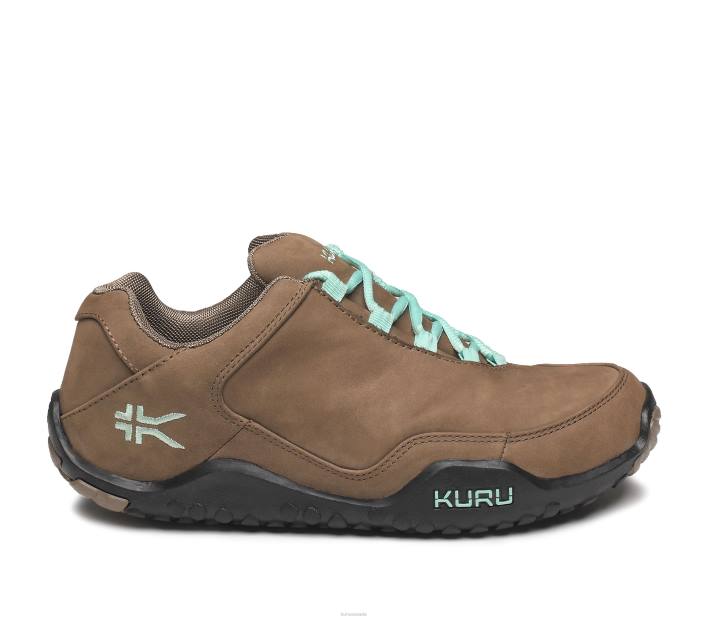 Kuru Shoes Warmstone/Jet Black/Mint Green Women CHICANE 84BZ36