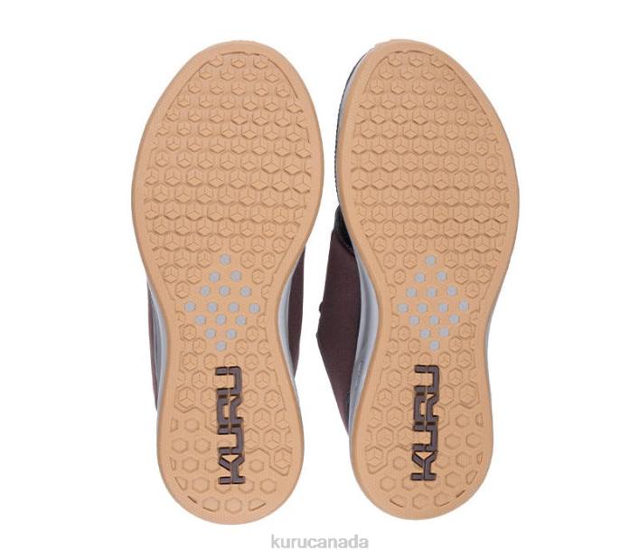 Kuru Shoes Wine Purple/Storm Gray/Black Shadow Women ATOM WIDE 84BZ43